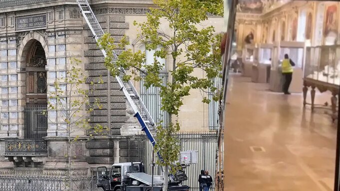 据称，新视频显示卢浮宫窃贼在光天化日之下进行了一次明目张胆的抢劫

 | news.qlsh.net